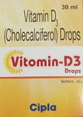 Vitomin-D3 Drop 30ml for Bone and Teeth Health